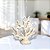 Enfeite Decorativo Coral Bege em Cerâmica 18,5x20x5,5 Decoração náutica - Imagem 2
