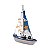 Veleiro Decorativo em Madeira Modelo Sortido 22x10x5 cm - Imagem 3