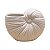 Vaso Concha Nautilus Branco em Cerâmica 11x13x8,5 cm - Imagem 2