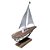 Enfeite Veleiro em Madeira e Metal 62x54x15 cm - Imagem 3