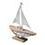 Enfeite Veleiro em Madeira e Metal 62x54x15 cm - Imagem 4