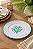 Prato Náutico Branco e Verde em Melamina 2x28 cm - Imagem 1