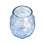 Vaso Conchas Azul em Vidro 18x15x15 cm - Imagem 3