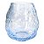 Vaso Conchas Azul em Vidro 20x18x18 cm - Imagem 2