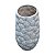 Vaso Texturizado Conchas Marrom em Cerâmica 28x15x15 cm - Imagem 4