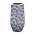 Vaso Texturizado Conchas Marrom em Cerâmica 28x15x15 cm - Imagem 3