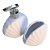 Kit de Banheiro 2 Peças Náutico Branco Conchas em Cerâmica - Imagem 4