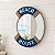 Espelho Beach House Azul e Branco 45x45x4 cm - Imagem 2