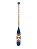 Kit 2 Remos Azul Marinho com Cinza 100 cm Decoração Náutica Praia - Imagem 2