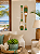 Kit 2 Remos Decorativos Verdes 55 cm Decoração Náutica Praia - Imagem 1