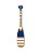 Kit 2 Remos Decorativos Azul Marinho Listrados 55 cm Decoração Náutica Praia - Imagem 2