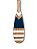 Kit 2 Remos Decorativos Azul Marinho Listrados 55 cm Decoração Náutica Praia - Imagem 3