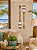 Kit 2 Remos Decorativos Brancos Linhas 55 cm Decoração Náutica Praia - Imagem 1