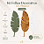 Kit 3 Folhas Bananeira Verde, Marrom e Branca 80x29x2cm em Madeira - Imagem 2