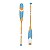 Kit 2 Remos Azul Claro e Branco 100 cm Decoração Náutica Praia - Imagem 2