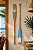Kit 2 Remos Azul Claro e Branco 100 cm Decoração Náutica Praia - Imagem 1