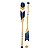 Kit 2 Remos Azul Marinho e Branco 130 cm Decoração Náutica Praia - Imagem 2