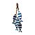 Penduricalho 5 Peixes em Madeira com Listra Azul Marinho 50x9x5,5 - Imagem 2