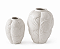 Kit 2 Vasos Decorativos Brancos Conchas em Cerâmica - Imagem 2