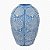 Kit 2 Vasos Decorativos Azul Claro Conchas em Cerâmica - Imagem 2