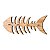 Cabideiro Espinha de Peixe Marrom em Madeira - Imagem 3