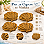 Kit 4 Porta Copos Decorativos Náuticos Conchas Marrom em Madeira - Imagem 2
