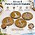 Kit 4 Porta Copos Náuticos Redondos Farol 9x9 cm - Imagem 2