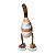 Enfeite Pato Marrom e Branco com Chinelos 32 cm - Imagem 3