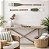 Kit 2 Remos Decorativos Ponta Branca e Verde 100 cm Decoração Náutica Praia - Imagem 1
