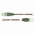 Kit 2 Remos Decorativos Ponta Branca e Verde 100 cm Decoração Náutica Praia - Imagem 4
