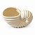 Vaso Decorativo Nautilus Bege em Cerâmica - Imagem 3