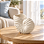 Vaso Decorativo Nautilus Branco em Cerâmica - Imagem 1