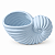 Vaso Decorativo Nautilus Azul Claro em Cerâmica - Imagem 5