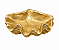 Centro de Mesa Concha Dourado em Cerâmica Fruteira Vaso - Imagem 2