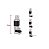 Kit 04 Fixador Prendedor Ajustável Tela Touch Display Metal - Imagem 4