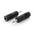 Plug Adaptador De Audio P10 Femea P/ P2 Macho Estereo - Imagem 1