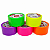 Kit 5 Fitas Adesivas Neon Coloridas Fluorescentes 48mm x 50m - Imagem 1