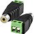 Kit 100 Conector Rca Fêmea Borne - Cftv Áudio Vídeo - Imagem 1