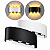 Luminaria Arandela 6 Leds Meia Lua 9w Bivolt - Imagem 1