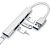 Mini Hub Usb 3.0 4 Portas High Speed Extensor Pen Drive - Imagem 1