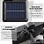 Luminária Solar Led Parede Sensor Presença Painel Separado - Imagem 5