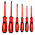 Kit Chaves De Fenda Philips Isolada Eletricista 6 Peças Imã - Imagem 1