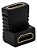 Adaptador Plug Hdmi Femea X Femea 90 Graus - Imagem 2