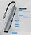 Hub Adaptador Usb Tipo C 7 Em 1 Compatível Macbook M1 E M2 - Imagem 3