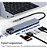 Adaptador Hub Extensor 8 Em 1 Tipo C Hdmi Usb Lan 100mbps - Imagem 5
