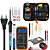 Kit Ferro Solda E Sugador + Multimetro Estanho 60w 220v - Imagem 1