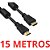 Cabo Hdmi 2.0 4k Ultra Hd 60hz 19pin Com Filtro 15 Metros - Imagem 2