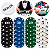 Fichas Jogo De Poker Profissional C/ Numeração 100 Peças - Imagem 1