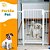 Grade De Porta P/ Vão Pop Tubline Segurança P/ Crianças Pets - Imagem 3