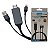 Cabo 3 Em 1 Usb Hdmi Lightning iPhone P/ Espelhamento 1080p - Imagem 1